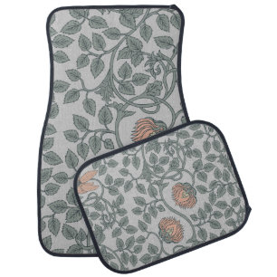 Floral vintage seamless pattern, retro wallpapers car floor mat