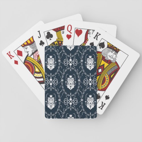 Floral Vintage Wallpaper Seamless Background Playing Cards