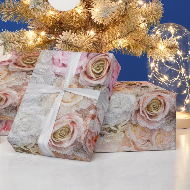 Floral Vintage Wrapping Paper (Holidays)