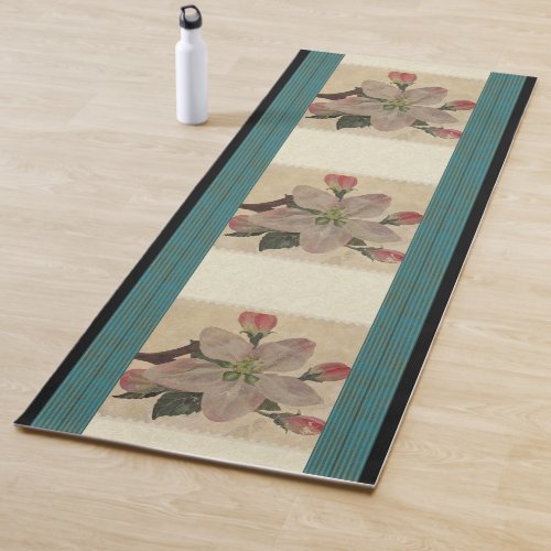 FloralVintage Yoga Mat