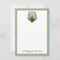 Floral Virgin Mary Catholic Religious Thank You