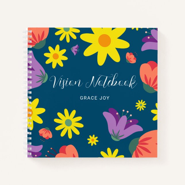 Floral Vision Notebook (Front)