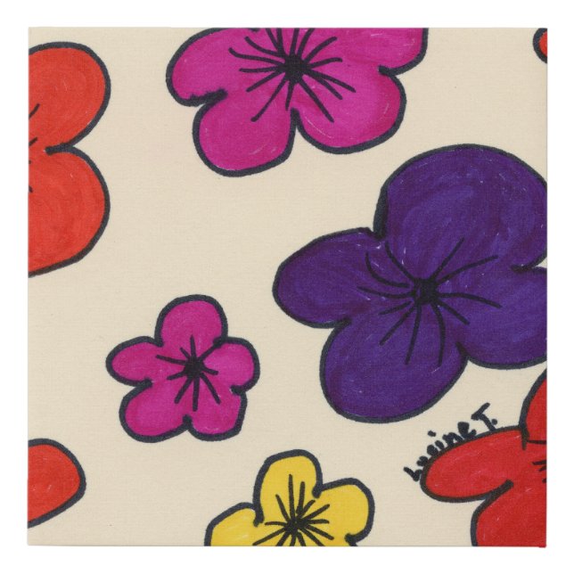 Floral wall art (Front)