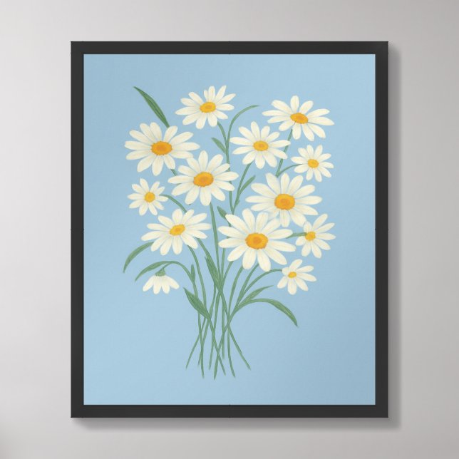 Floral wall art (Framed Front)