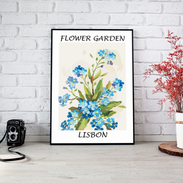 Floral Wall Art Decor (living room décor, above bed wall art, modern home décor, nursery wall art, large wall décor, canvas)