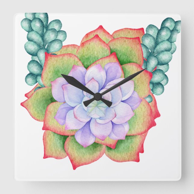Floral Wall Clock (Front)