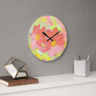 Floral Wall Clock