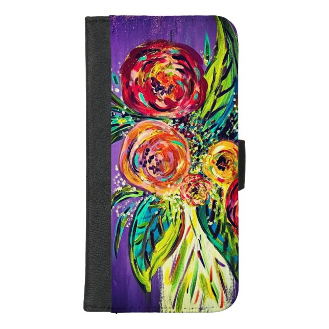 Floral Wallet Case (Front)