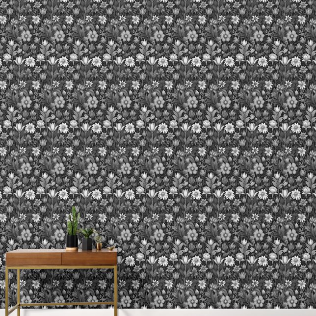 FLORAL WALLPAPER  (Hallway)