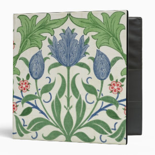 Floral wallpaper design binder