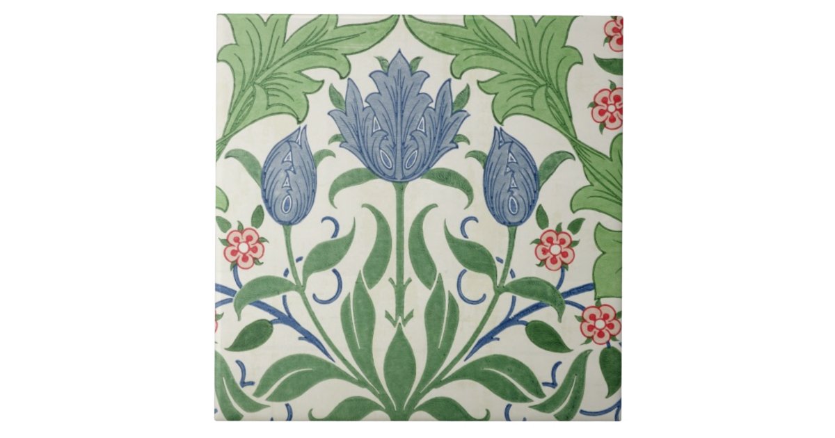 Floral wallpaper design tile | Zazzle