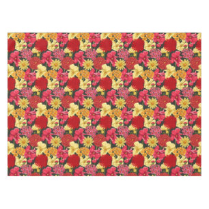 Floral wallpaper in watercolor style tablecloth