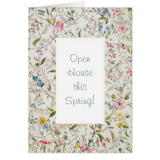 Floral Wallpaper Pattern Cards (Front)