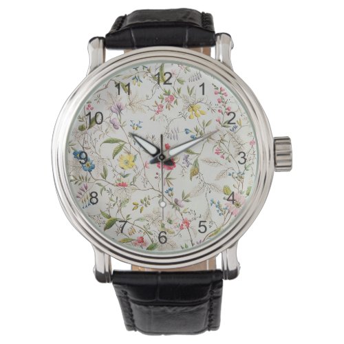 Floral Wallpaper Pattern Watch