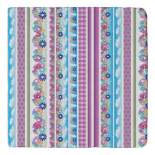FLORAL WASHI TAPE TRIVET