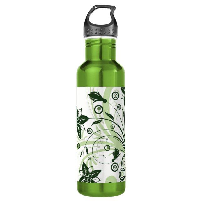 Floral Water Bottle (Front)