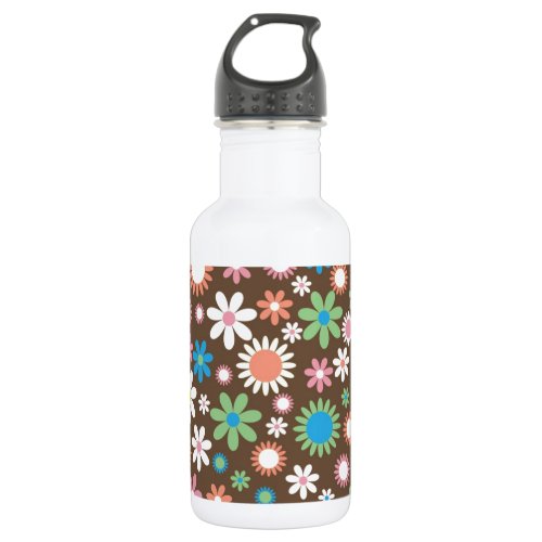 Floral Water Bottle