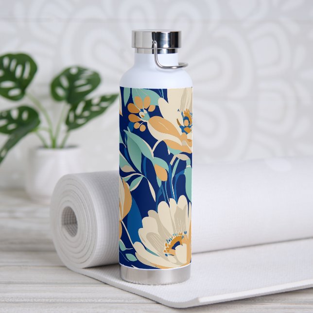 Floral Water Bottle (Yoga)