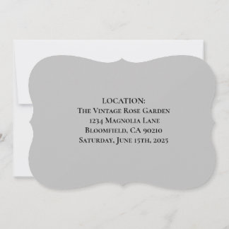 Floral Water colour red and white flowers Wedding Note Card