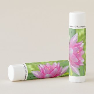 Floral Water Lily Lotus Flower Lip Balm
