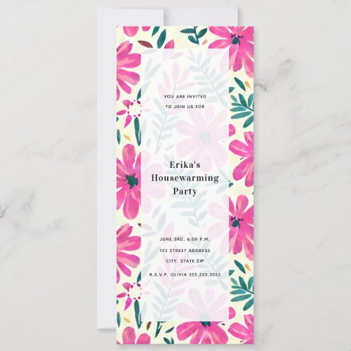 Floral Watercolor All Purpose Party Invitation