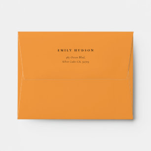 Floral Watercolor Aperol Spritz Bridal Shower Envelope