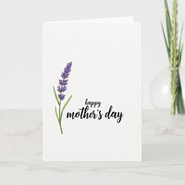 Floral Watercolor Art Card (Front)