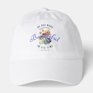 Floral Watercolor Beautiful Scripture Hat