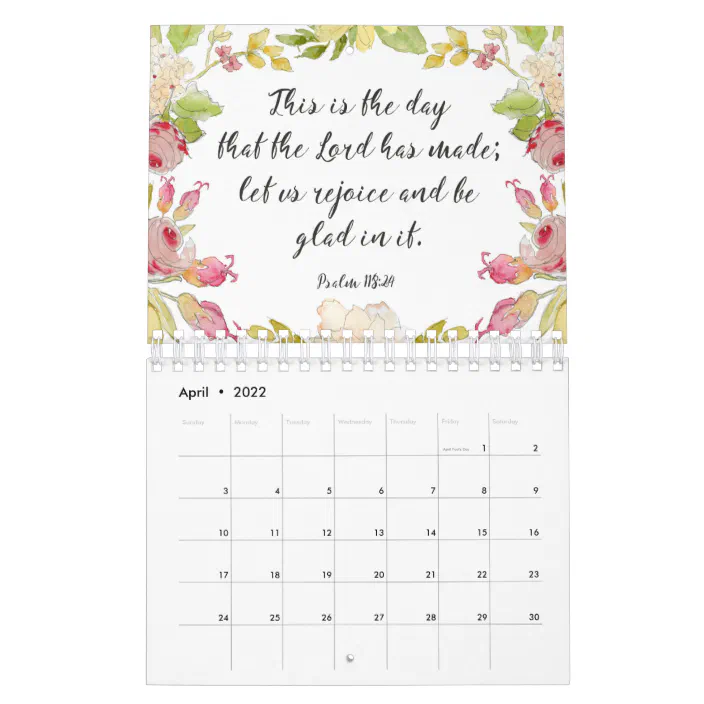 2022 Scripture E X 2 Desk Calendar