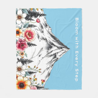 Floral Watercolor Blanket