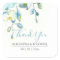 Floral Watercolor Blue Orchid Favor Stickers