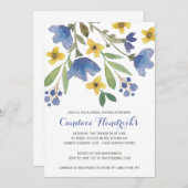 Floral Watercolor | Bridal Shower Invitation (Front/Back)