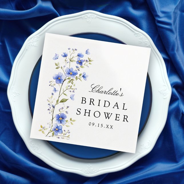 Floral Watercolor Bridal Shower  Napkins (Creator Uploaded)