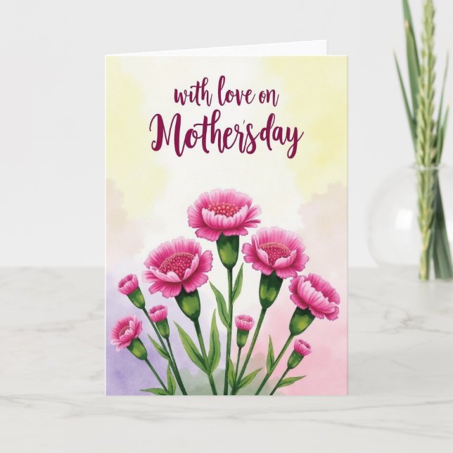 Floral Watercolor Design Card (Front)