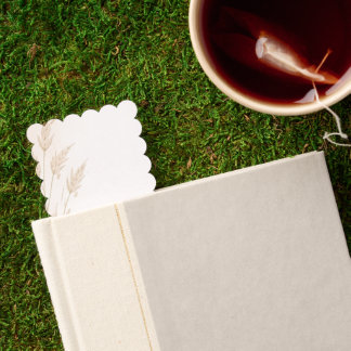 Floral Watercolor Earth Tone Bookmark
