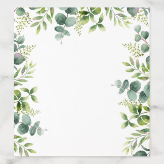 Floral Watercolor Envelope Liner