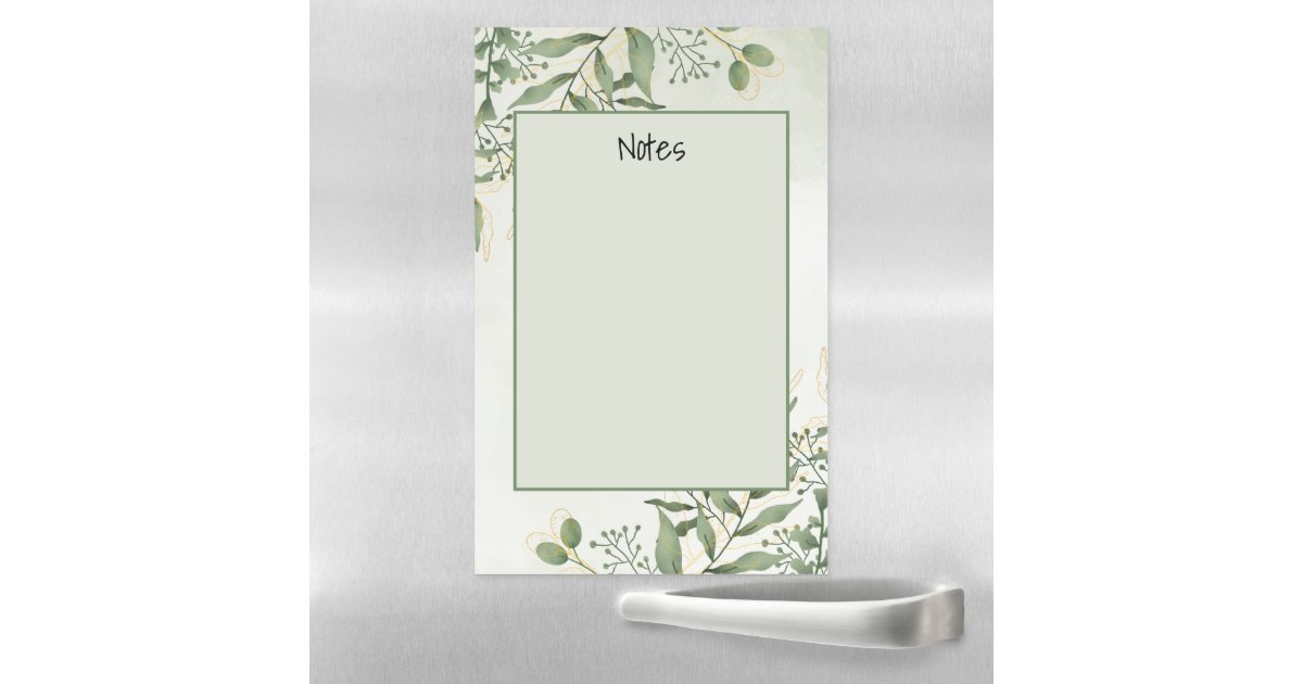 Watercolor To Do List Magnetic Dry Erase Sheet, Zazzle