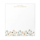Floral Watercolor Notepad