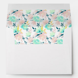 Floral Watercolor Pattern Envelope