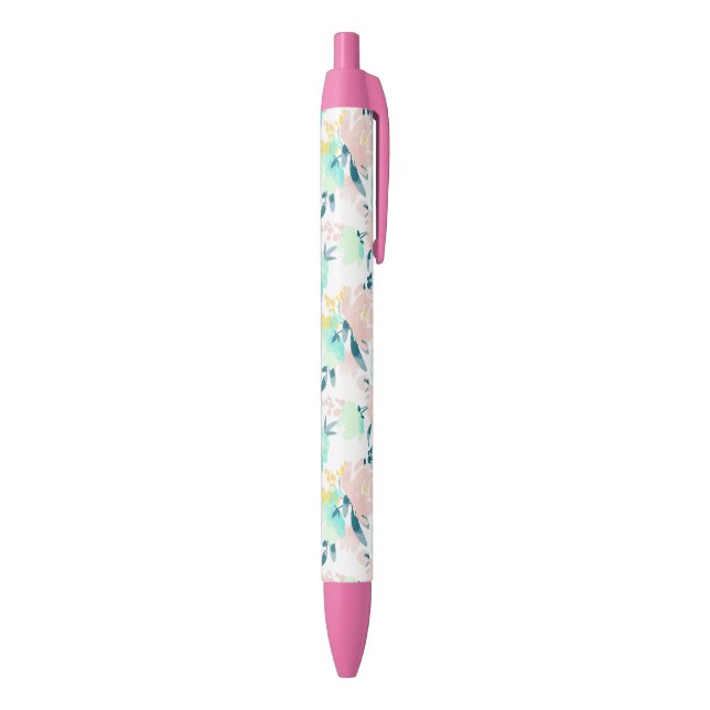 Floral Watercolor Pattern Pen (Bottom (Vertical))