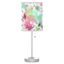Floral Watercolor Table lamp