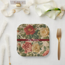 Floral Watercolor Vintage Trendy Collection