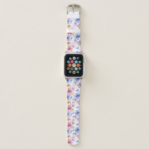 Floral Watercolor Watch Strap