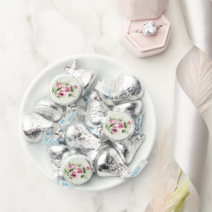 Floral Watercolor Wedding Hershey's Candy Favors