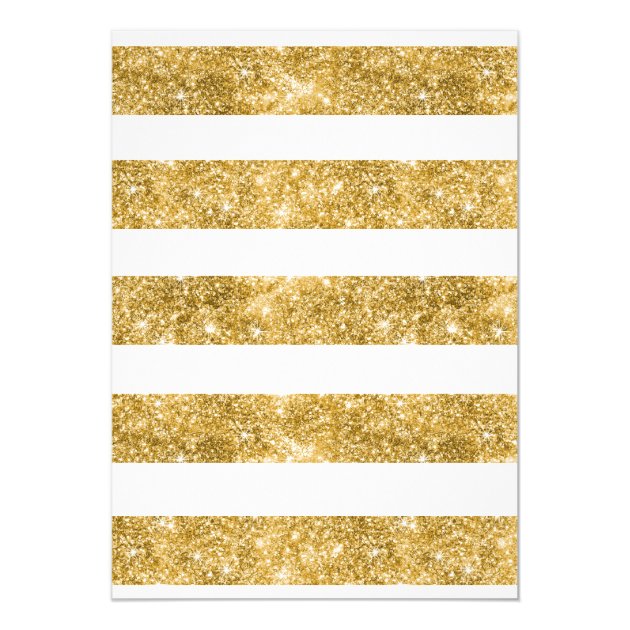 Floral Watercolors Gold Glitter Engagement Party Invitation
