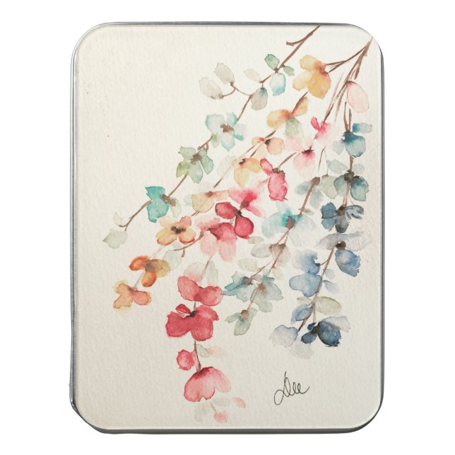 Floral Waterfall Acrylic Puzzle (Lid Vertical)