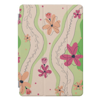 Floral waves iPad pro cover