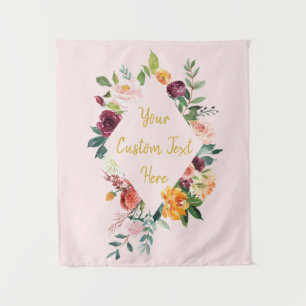 Floral Wedding Backdrop Reception Photo Booth Prop