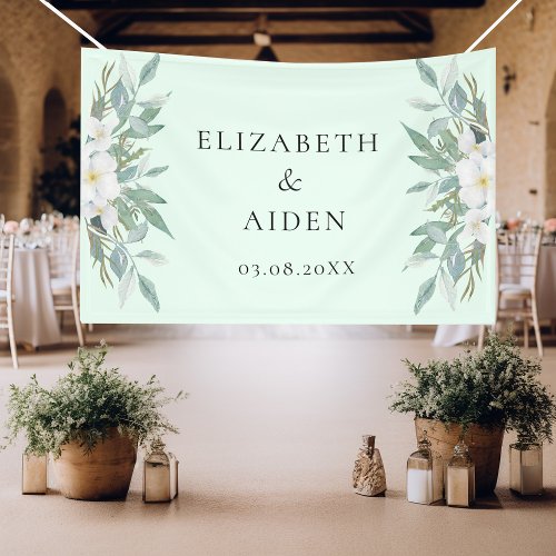 Floral Wedding Banner