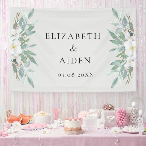 Floral Wedding Banner